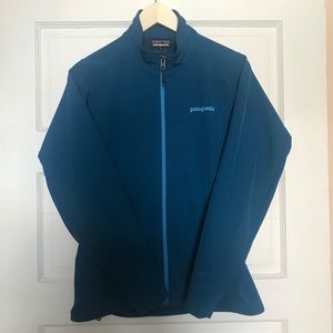 Patagonia Blue Soft Shell Light Coat
